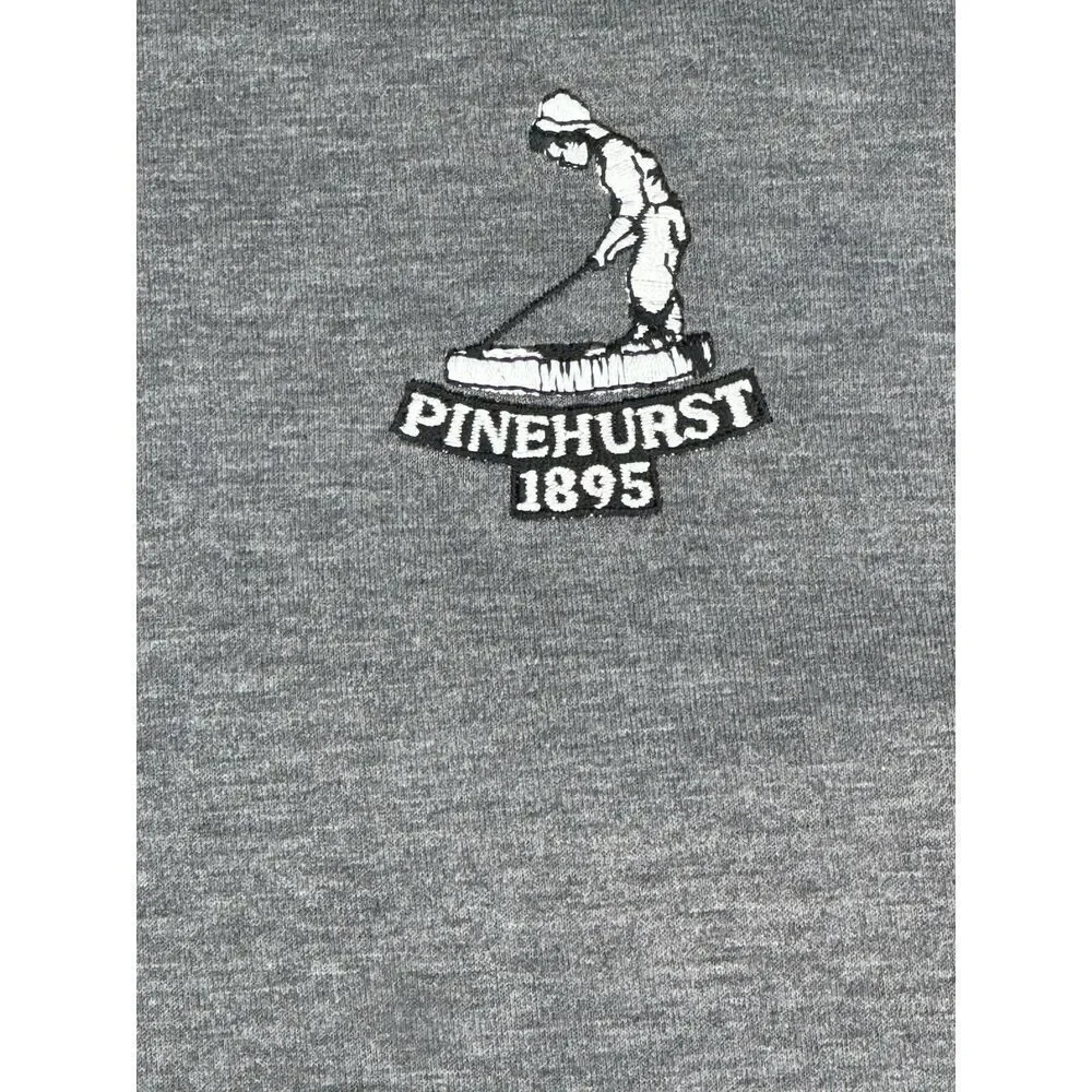 Peter Millar Pinehurst 1895 Golf Polo Heather Gray Cotton Shirt Men’s Size XXL